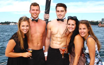 butlers in the buff hen party