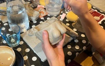 adult pottery class hen party