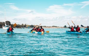 watersport and sauna hen party