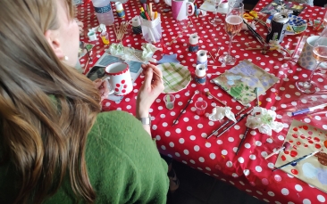 mobile ceramic painting hen party