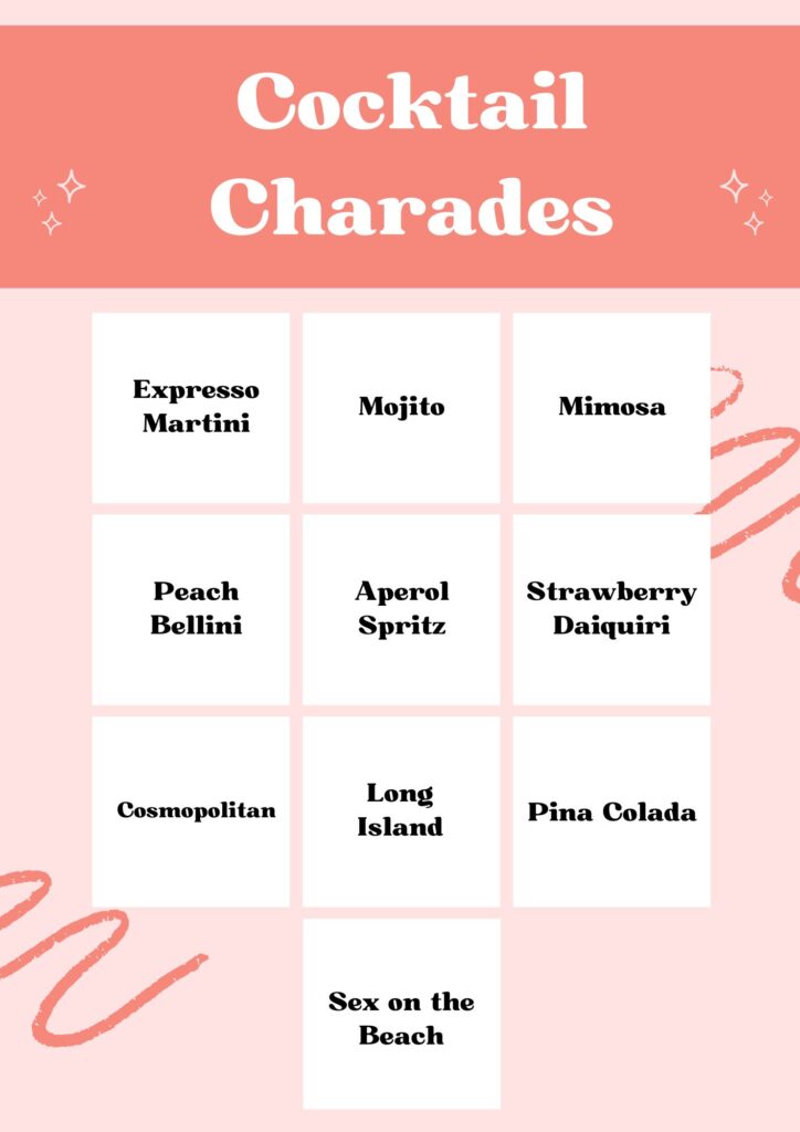 Charades Template