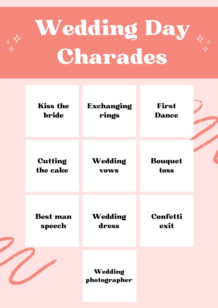 Charades Template