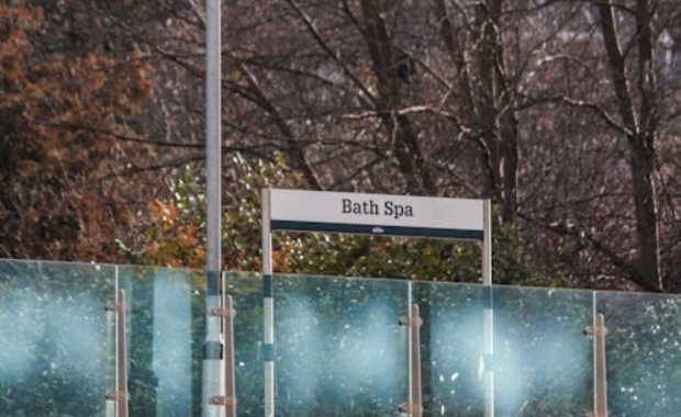 Bath Spa Train Station Sign