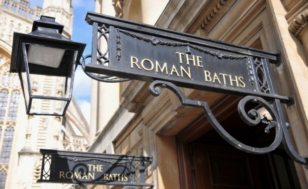 Sings for the Roman Baths 