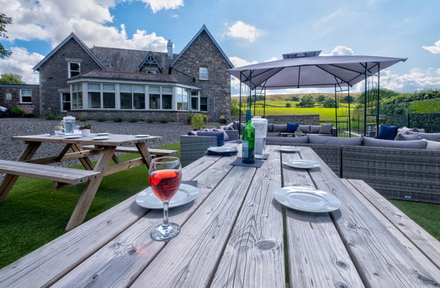 the outdoor areas of The Fells 