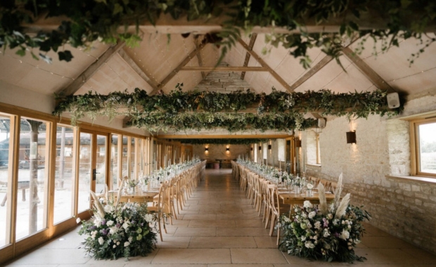 A venue decorated by Flowers of Bath 