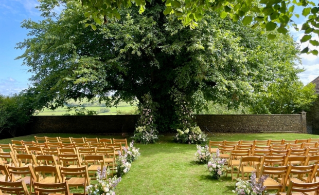 an image of Hamswell House's garden set-up