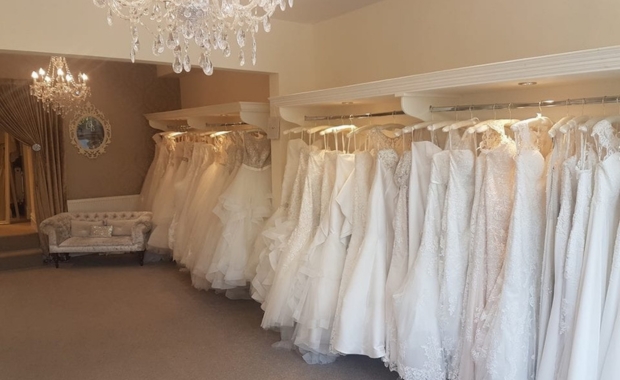 the indoors of Liverpool Bridal Boutique